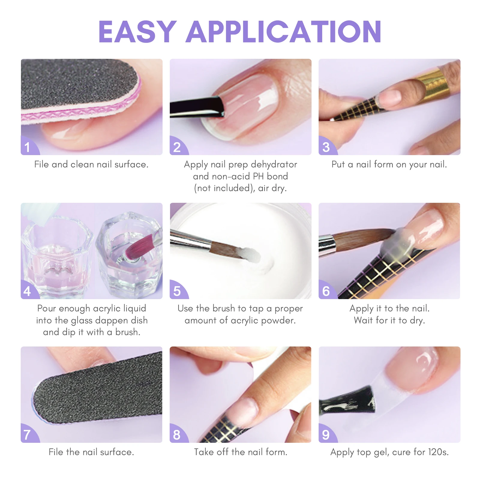 Nail Acrylic Liquid Nail Kit Manicure Tools Nail Tools Saviland Nail Acrylic Liquid Set Nail Crystal Liquid with Pen Cup For Nails Extension Carving Beginner Tool Kit