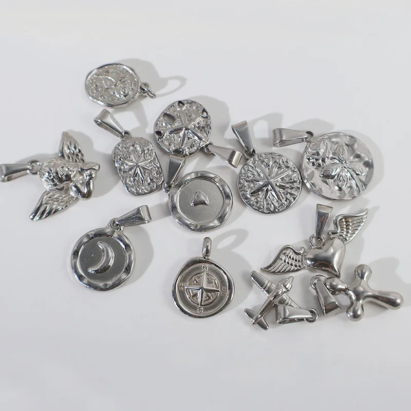 RHYSONG Angel Cross Heart Pendant Image 4