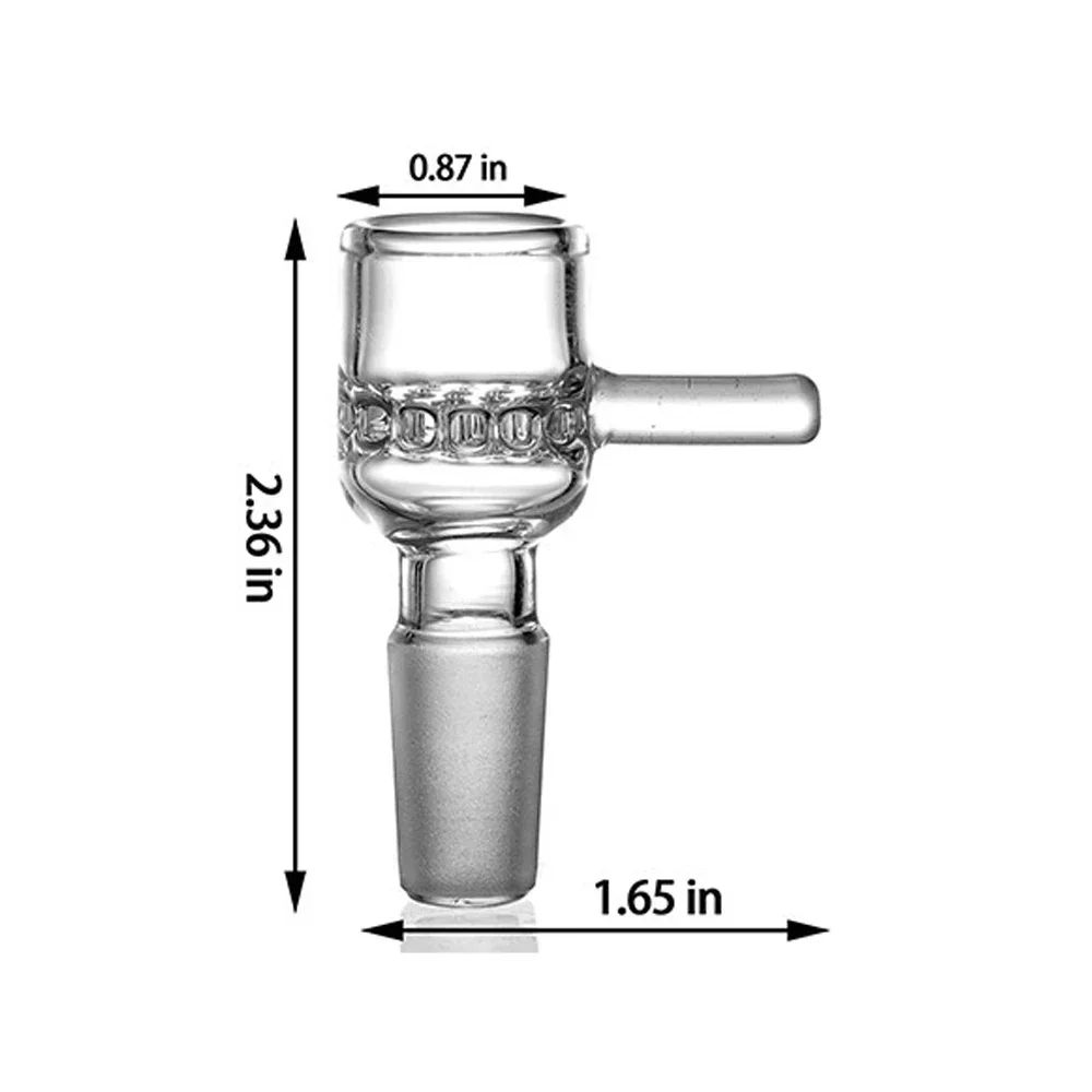 Glass Injector Flowerpot with Wide 22mm Design