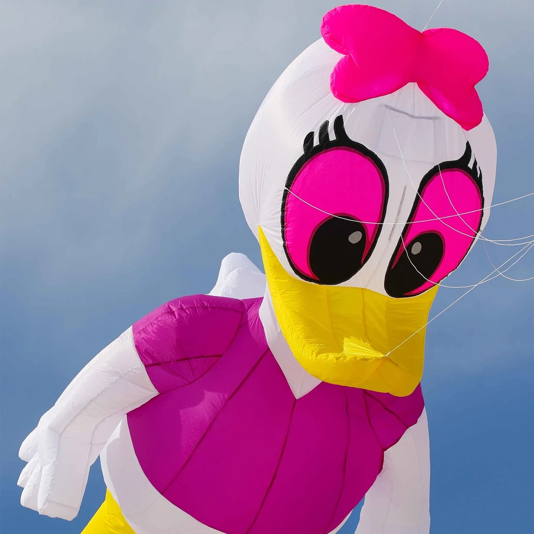 9KM 3.5m Duck Kite Line Laundry Kite Pendant Soft Inflatable Show Kite for Kite Festival 30D Ripstop Nylon with Bag 5