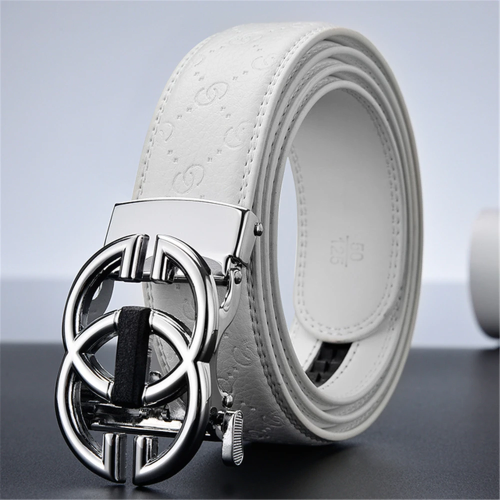 Silver Designer Belt Womens Skinny Embellished Logo Belt: Women's