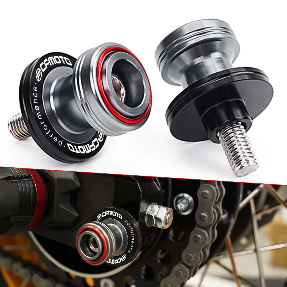 For CFMOTO 450MT 800MT 700MT 700CLX 250NK 650NK 800NK 250SR 450SR Motorcycle Swingarm Spools Rear Stand Screws Slider motorcycle swingarm spools