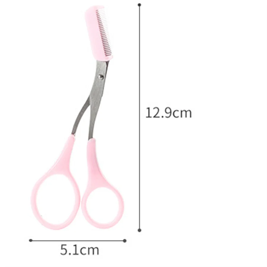 Eyebrow Trimmer with Eyebrow Comb Trimmer Small Eyebrow Trimmer Beauty Scissors Beginner Beauty Scissors 4