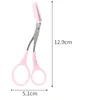 Eyebrow Trimmer with Eyebrow Comb Trimmer Small Eyebrow Trimmer Beauty Scissors Beginner Beauty Scissors 4