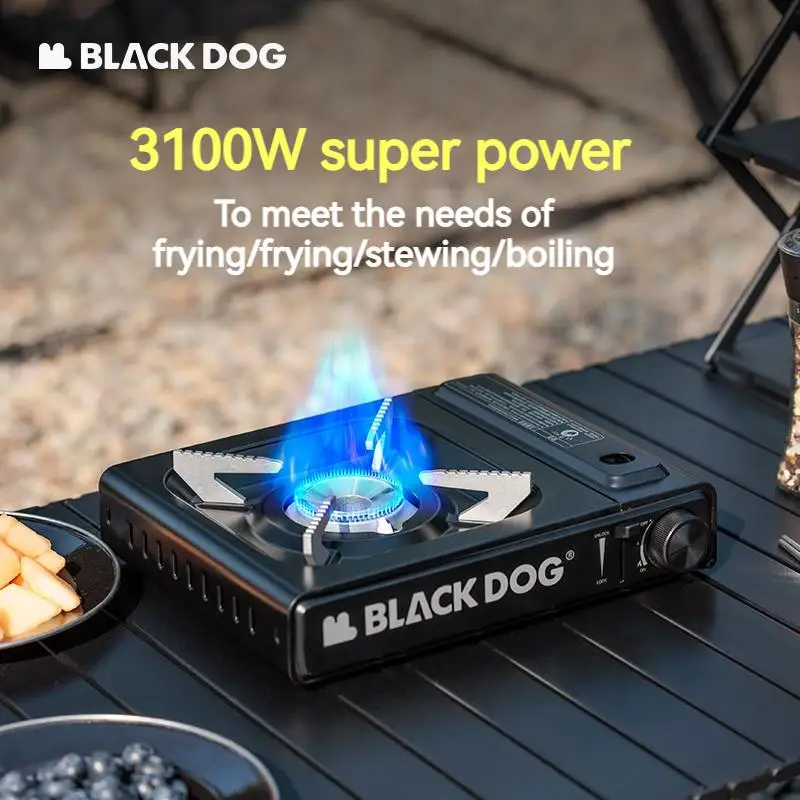 Naturehike BLACKDOG 3100W Cassette Furnace High Power Stove Portable Lightweight Outdoor Camping Cookware Gas Cooking Stove 1.26 2
