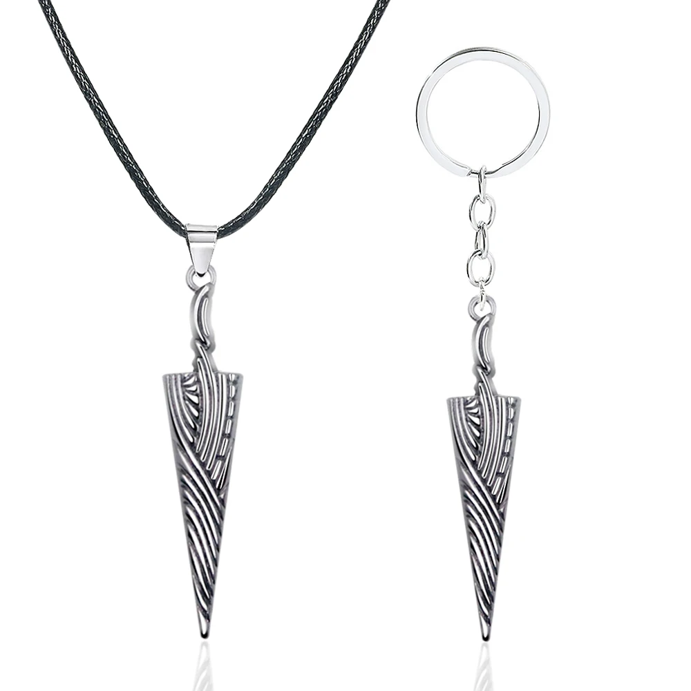 Gioco Hollow Knight Bone Nail Portachiavi Cartoon The Pale King Figure Ciondolo Portachiavi Per Uomo Donna Car Jewelry Chaveiro