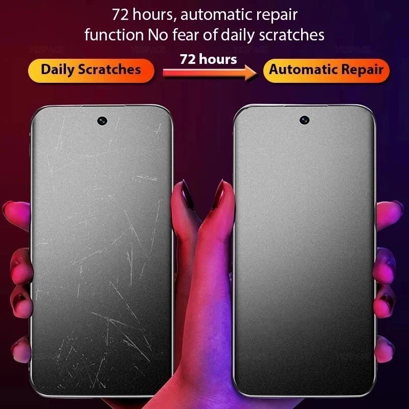 Honor 9X X10 X20 SE X30 X30i X40i X40 GT MAX X50 X50i + 반투명 스크린 보호대, 지문 없음, 소프트 하이드로겔 매트 필름, 3 개