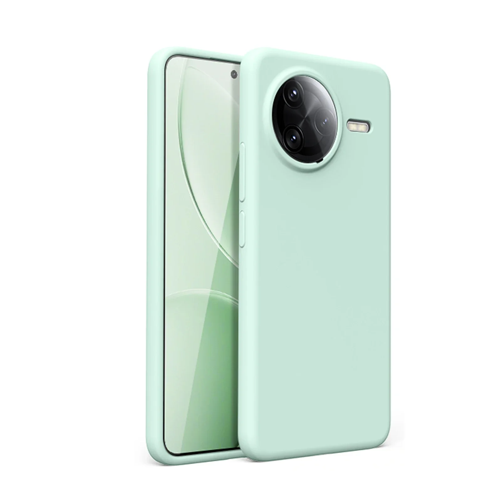 Liquid Silicone Shockproof Case with Microfiber Lining - Smooth, Slim, and Colorful Cover
