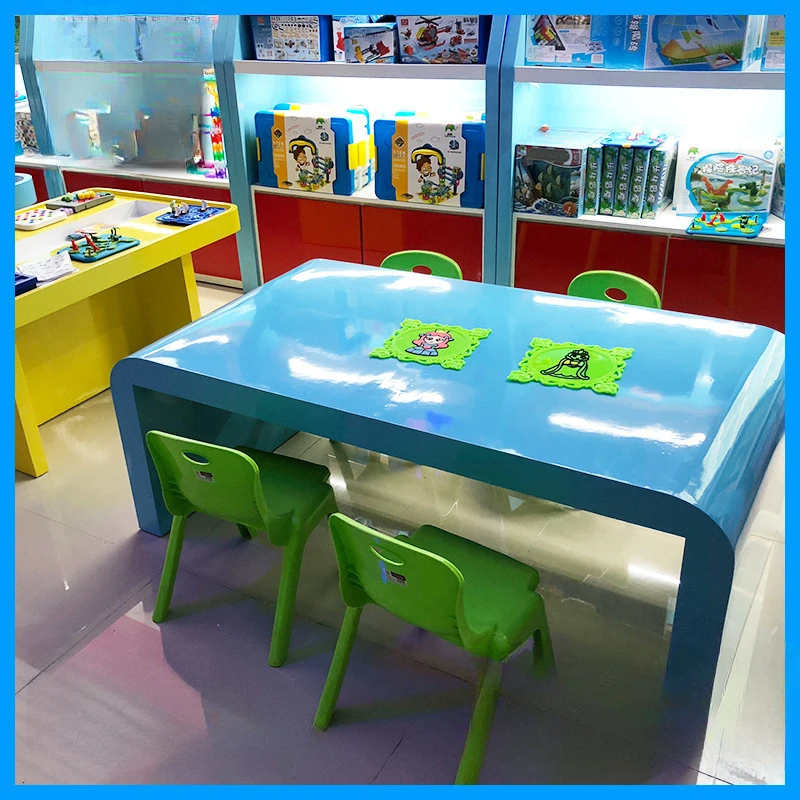Classroom Table Children Study Desk Child Chair Set Kids Children's School Supplies Furniture Tables Childrens Elementary Room