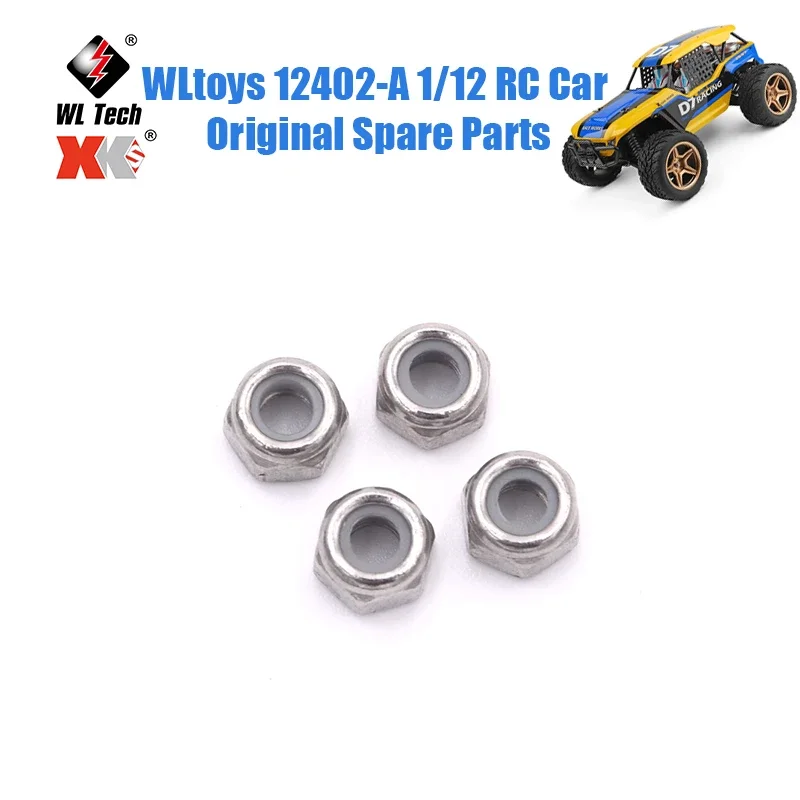 

WLtoys 12402-A 1/12 RC Car Original Spare Parts 12428-0119 12428-ABC 12423 104009 M4 Lock Nut