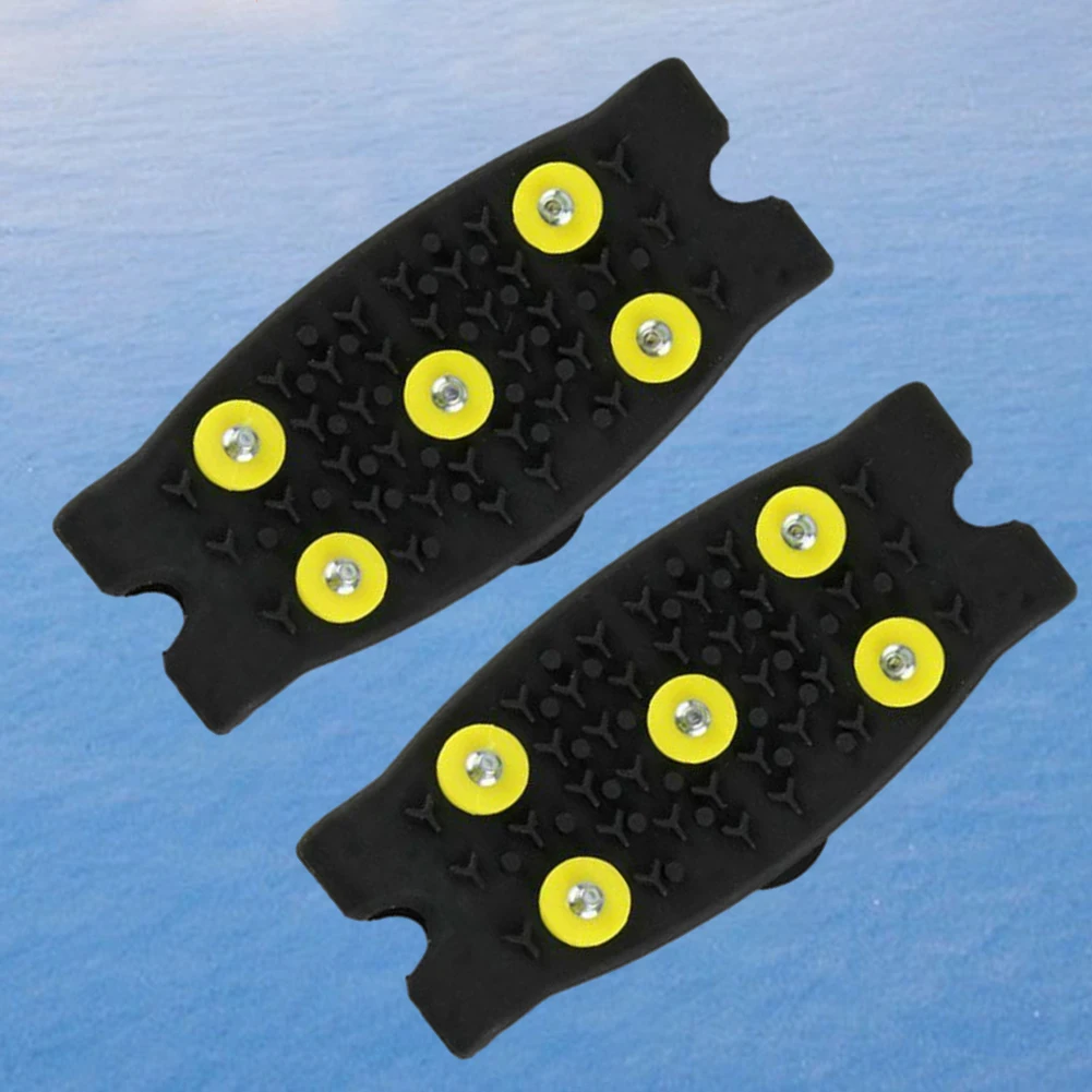 Unisex Snow Ice Claw Crampons Grips for Winter Hiking