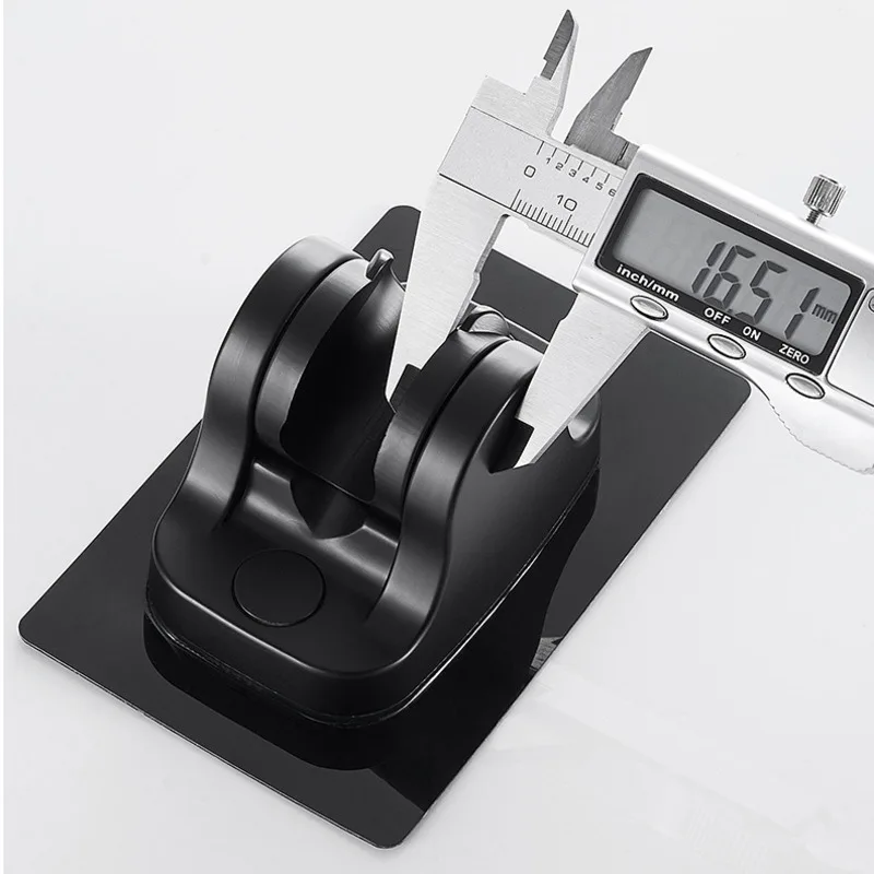 Showerhead Holder Self-Adhesive Adjustable Wall Mounted Fixed Base Plate for Home Bathroom