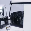 RTR LESU 8X8 RC 1/14 Tractor Truck Metal Chassis 4 Axles Remote Control Car Model Smoking Unit Lights Sounds Toy THZH1537 6