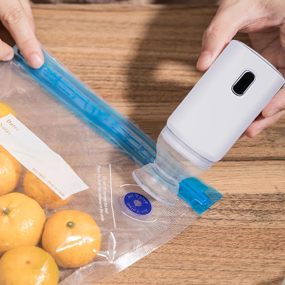 Rampas Bolsa de Armazenamento Reutilizável 3d Impressora Pla Filamento Selado a Vácuo Bolsas Usb Recarregável Bomba Elétrica Secador de Filamento Aferidor Seco - Imagem 3