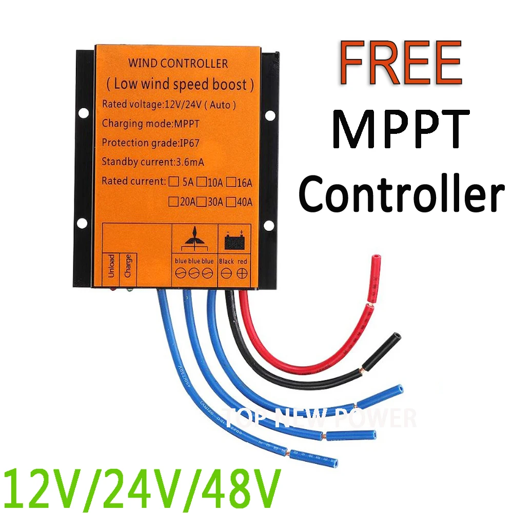 MPPT  Ʈѷ ִ  , ̽   ڼ, 3   RPM , 2KW, 2000W, 12V, 24V, 48V
