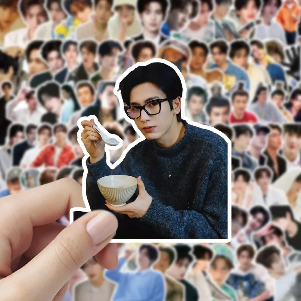 100PC/SET Zhang Linghe Poster Humanoid Stickers Hot TV Character Drama Stills Hand Account Materials Pad Computer Cellphone DIY