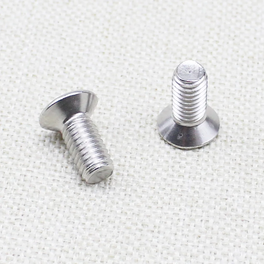 KUMMYY 8PCS Stainless Steel Front Brake Disc Rotor Screws fit for Hyundai Kia (6mm)