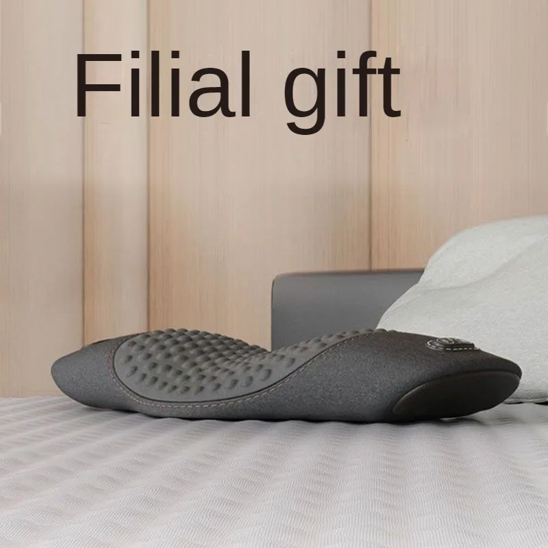 Sleep on the bed with a lumbar pillow, use electric massage to treat back pain, and use special heated sleeping pads to support 5