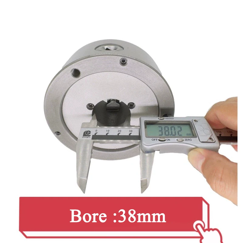 SANOU 브랜드 3조 셀프 센터링 척 K11-125 (대구경 38mm 금속 선반 척)
