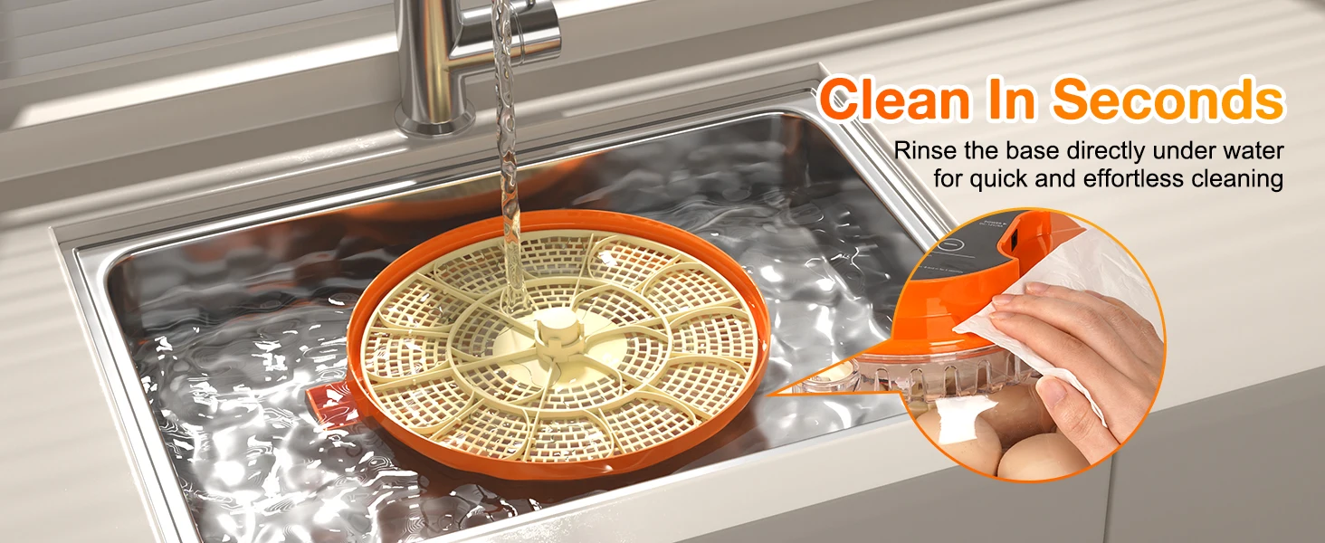 incubator clean in seconds