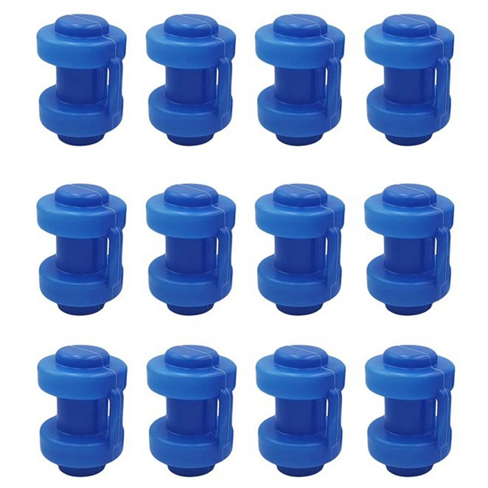 

12 Pcs Trampoline Caps 25 mm,Trampoline End Caps for Attaching the Safety Net to the Net Poles of the Trampoline