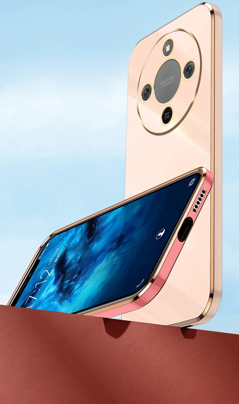 Honor Magic8 Lite MTN-NX1M Hülle Galvanisierter Silikon-Stoßfänger Weiche TPU-Rückabdeckung Stoßfeste Handyhülle für Honor Magic 8 Lite 5G 2025 – Detail 17