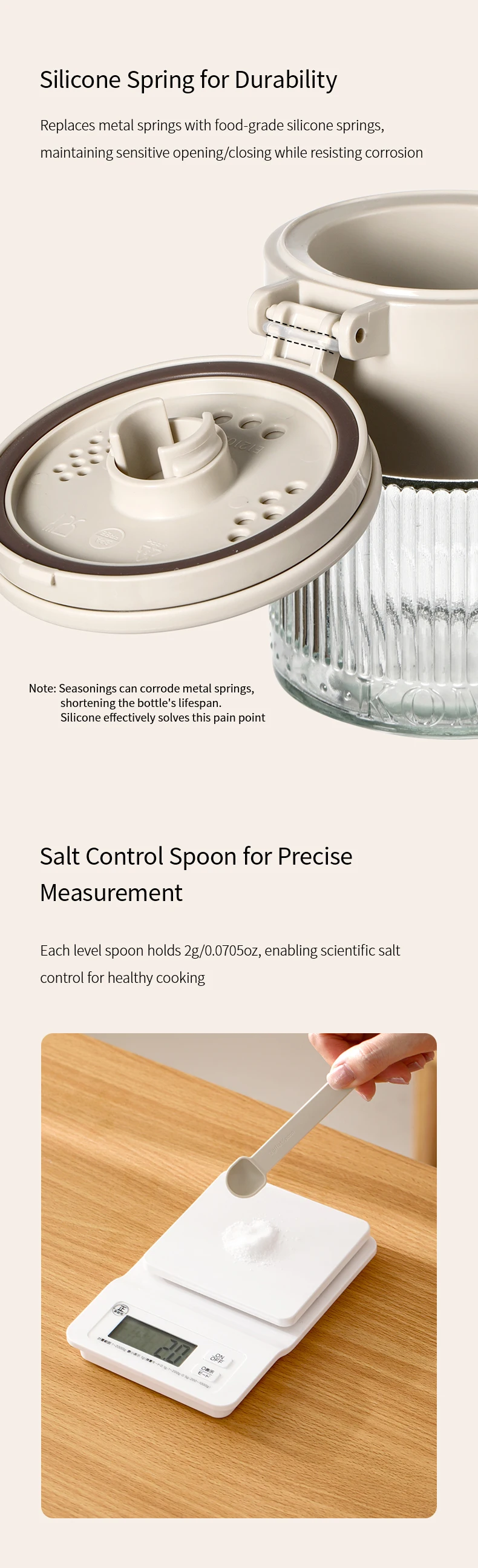 Dual-purpose Glass Salt And Spice Shaker For Kitchen Seasoning_voghion.com