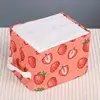 Cube Folding Fabric Storage Basket Closet Organizador Clothes Storage Boxes Home Office Shelf Organizers for Kids Toys Organizer 1