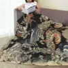 Utagawa Kuniyoshi - Dragons Blankets Flannel Breathable Sofa Throw Blankets For Home Bedroom Outdoor Throws Bedspread Quilt 5