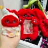Cute plush card cover certificate photo 3 inch small card cover display pendant storage bag 4