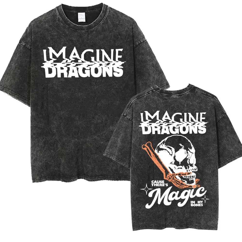 T-shirt Imagine Dragons Loom World Tour 2024 - Design Cartoon - Unisexe - Tailles S à 5XL - Neuf