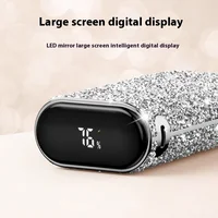 66W Mini Power Bank Portable External Battery Pack Built in Cable Diamond Pockets Power bank Spare Battery for iPhone16 Samsung 2
