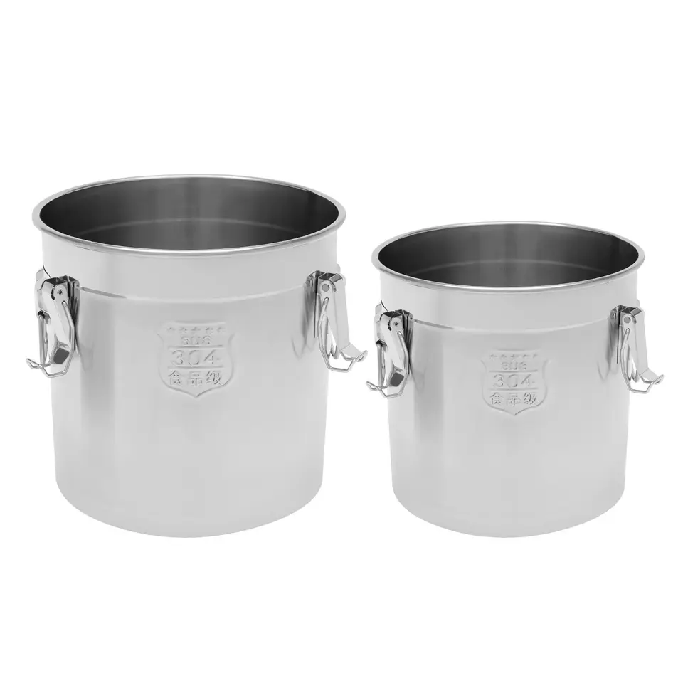Airtight Stainless Steel Rice Storage Canister