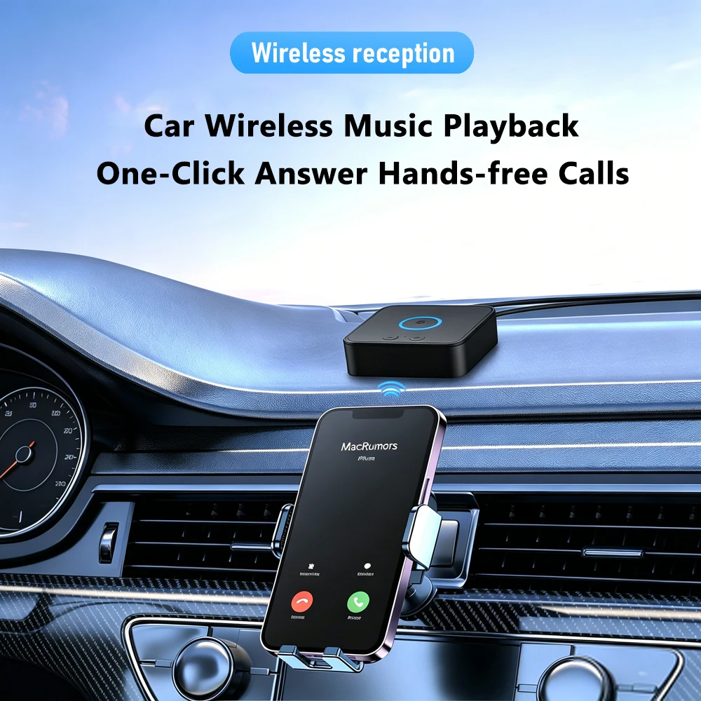 KEBIDU 블루투스 6.0 오디오 송신기 수신기 1-2 무선 어댑터 3.5mm AUX RCA HiFi 스테레오 음악 어댑터 (스피커 키트용) Bluetooth 6.0 Audio Transmitter Rece