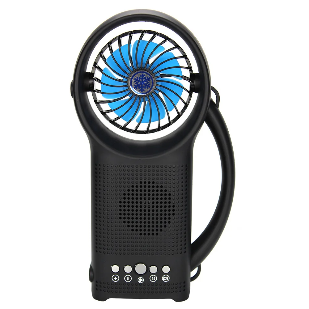 MD-122-S Solar Wireless Bluetooth Radio Outdoor Portable Fan Speaker Fire Emergency Broadcast