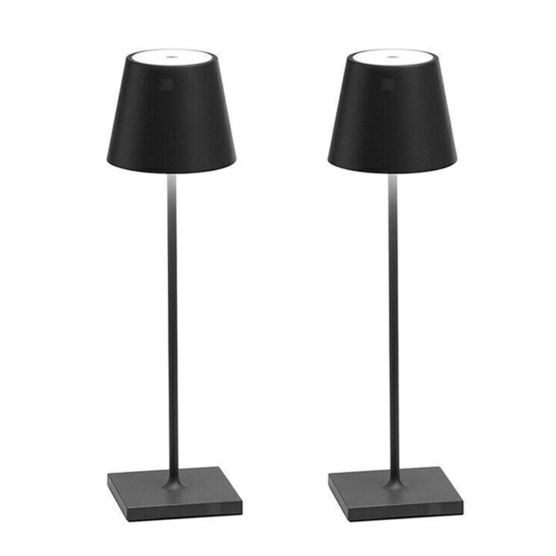 

2Pack Table Lamp Portable LED Desk Lamp Cordless Lamp 5000Mah Battery , For Restaurant/Bedroom/Bars/Outdoor Party/Camping