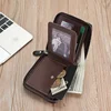 Leather Men’s Wallet Luxury Mens Purse Male Zipper Card Holders with Coin Pocket Rfid Wallets Gifts for Men Money Bag 5
