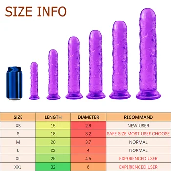 XXL Realistic Dildo with Suction Cup Flexible Huge Fake Penis for Women Body-Safe Big Dick Anal Butt Plug Sex Toy Shop for Adult 3