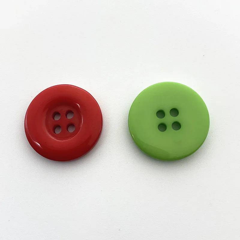 Description Picture 6 of itemNew 18mm Colored Round Resin Button Coat Suit Sweater Button DIY Colored Clothing Accessories