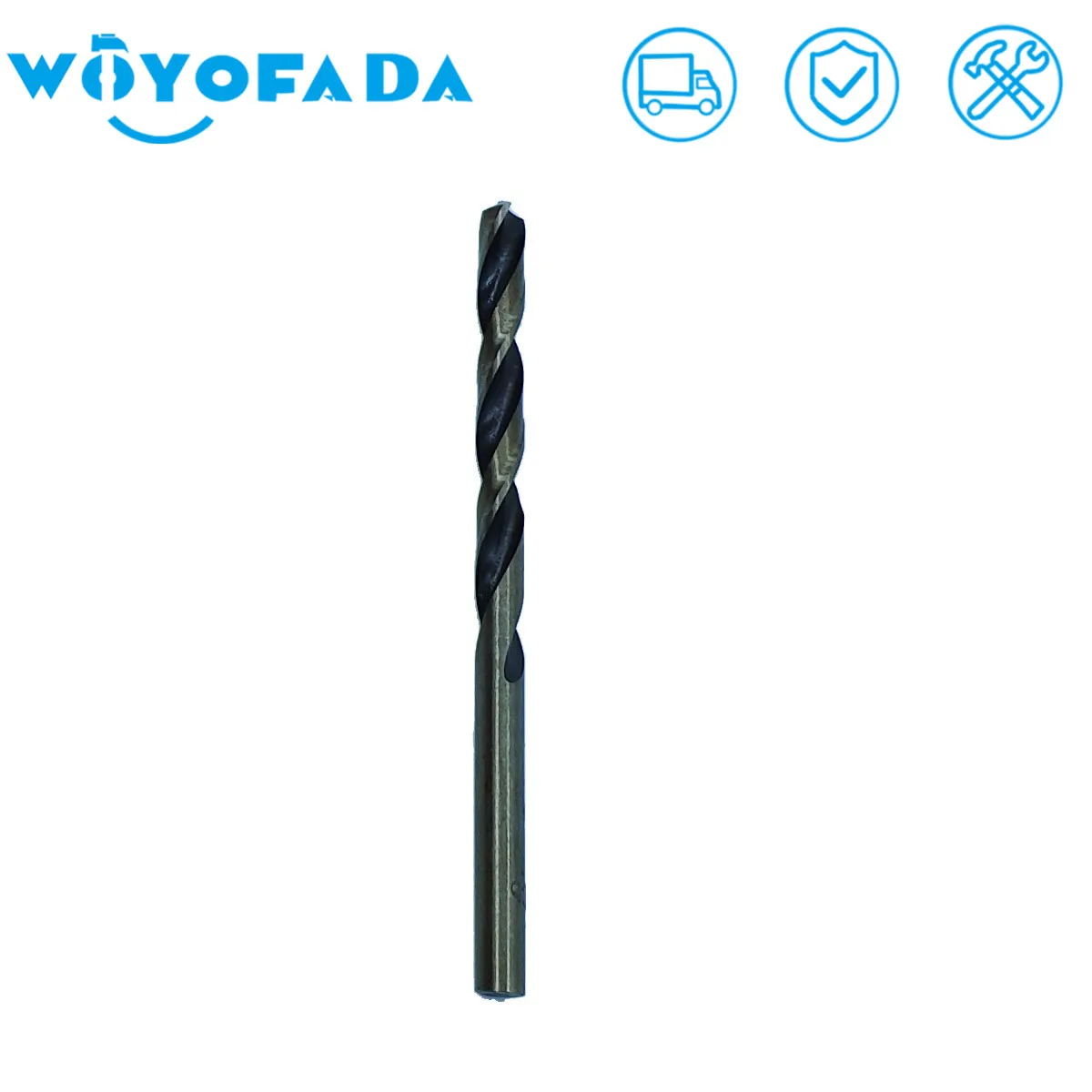 1Pcs 5mm Titanium Coated Twist Drill Bit HSS Drill Bit High Steel For Woodworking Electric Drill Electric Wrench By WOYOFADA