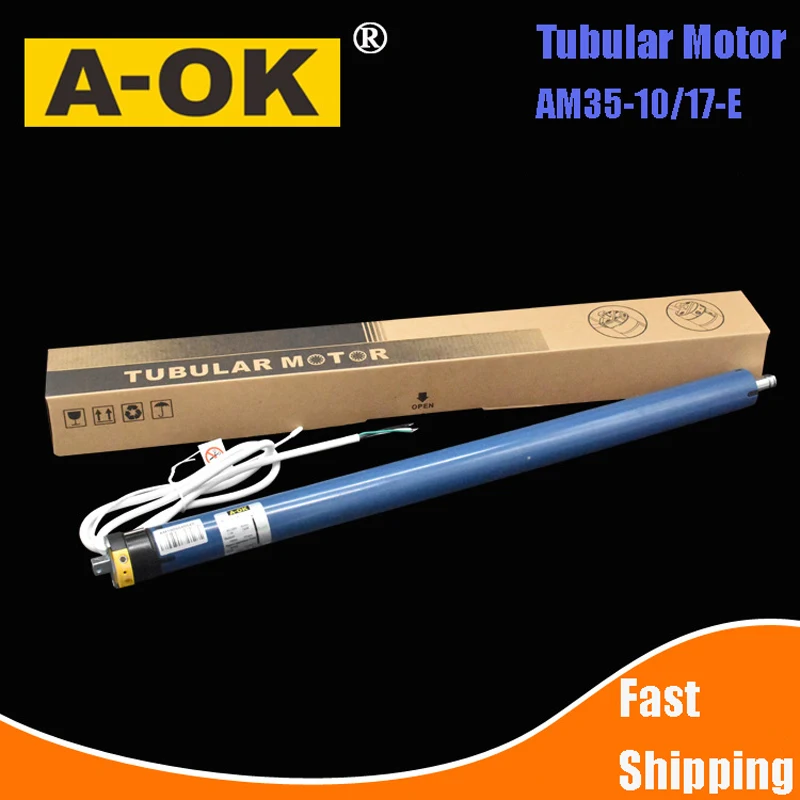 A-OK AM35-10/17-E Tubular Motor for Electric Roller Blinds And