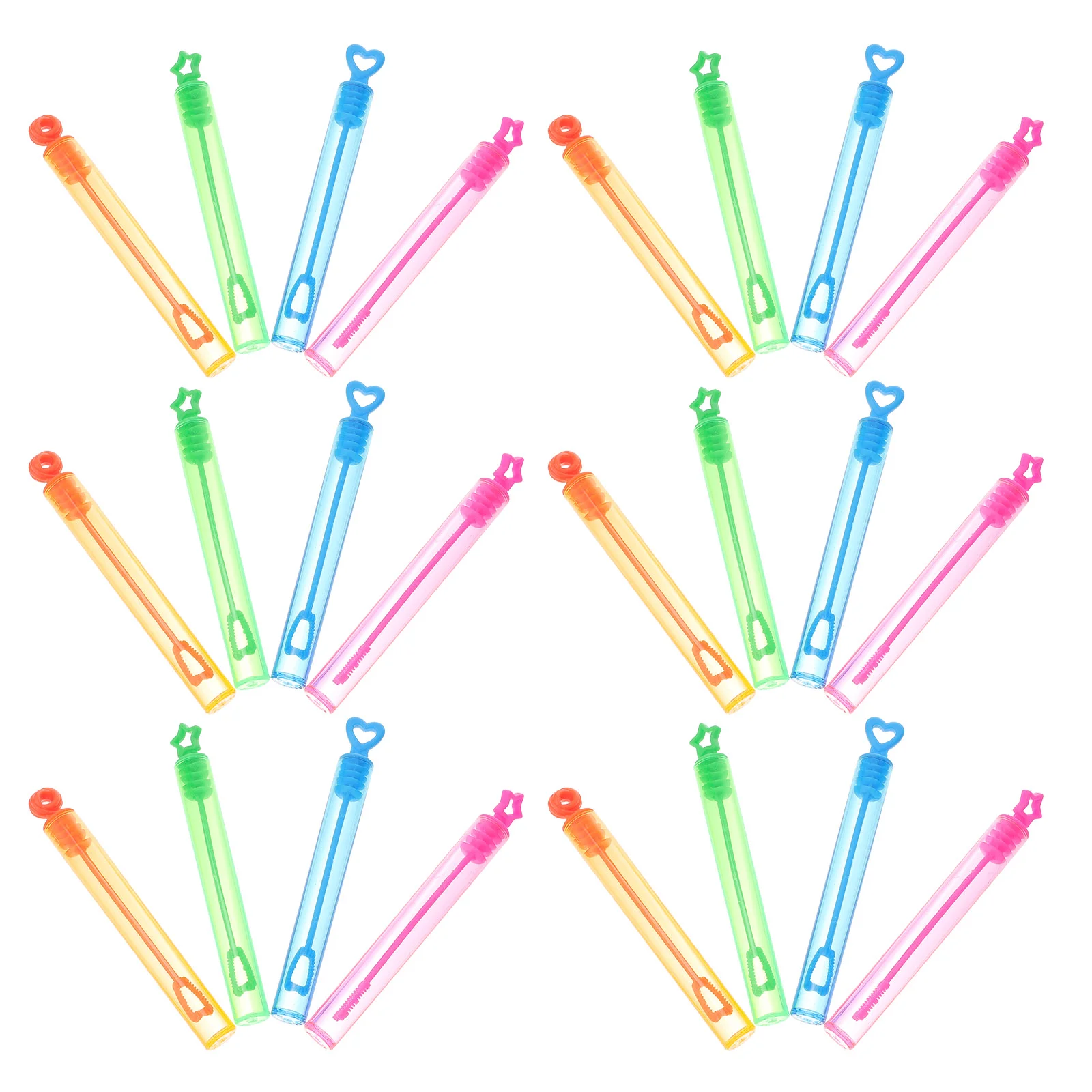 

24 Pcs Mini Summer Toys Empty Wands Filling The Bubbles for Plastic Child