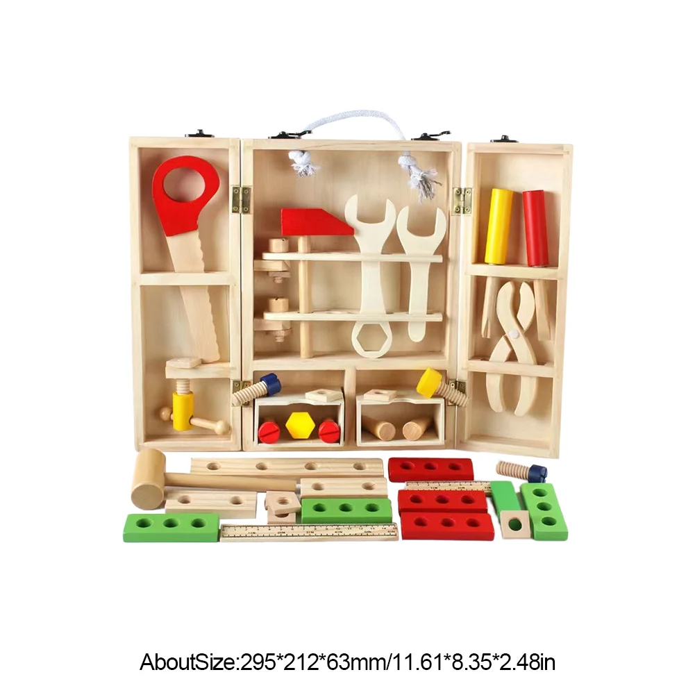 Kids Wooden Toolbox
