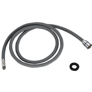 การเปลี่ยนสายก๊อกน้ำโลหะและไนลอนติดตั้งง่ายและรวดเร็วเข้ากันได้กับก๊อกน้ำสำหรับห้องครัว 1