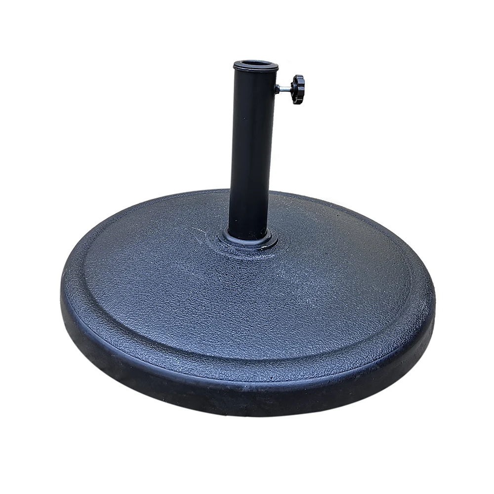 Gardenpatio Resin Umbrella Base, Round Garden Umbrella Base Heavy Duty Patio Outdoor Umbrella Stand, 42 Lbs 1 set patio umbrella pole covers heavy duty patio umbrella stand part umbrella spike part and screws