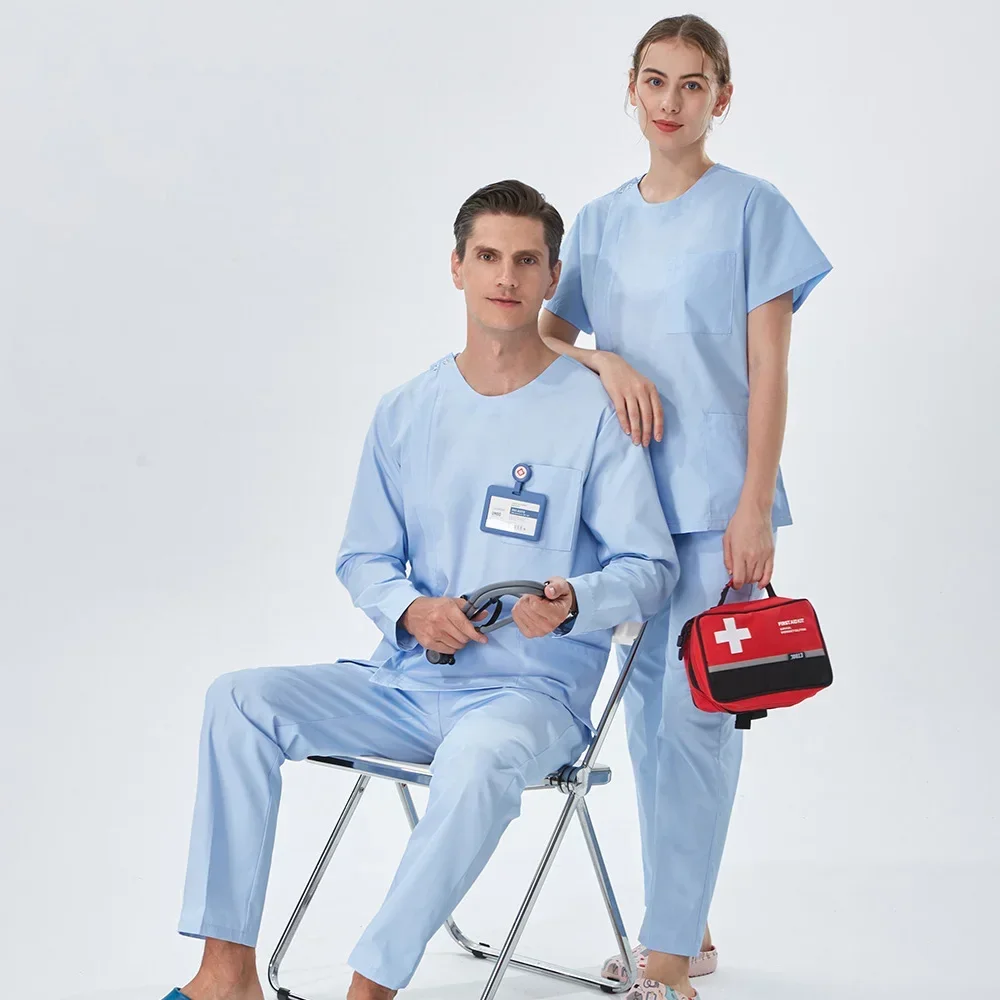 

Odontologia Uniforme Enfermera Mujer Jaleco Feminino Enfermagem Medical Clothing Nurse Scrubs Set Uniform Women Men Workwear New