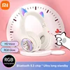 Xiaomi wireless Headphones RGB cute cat ear Bluetooth Earphones with microphone Stereo Music Game Earphone Girls Kids Gifts 2025 1