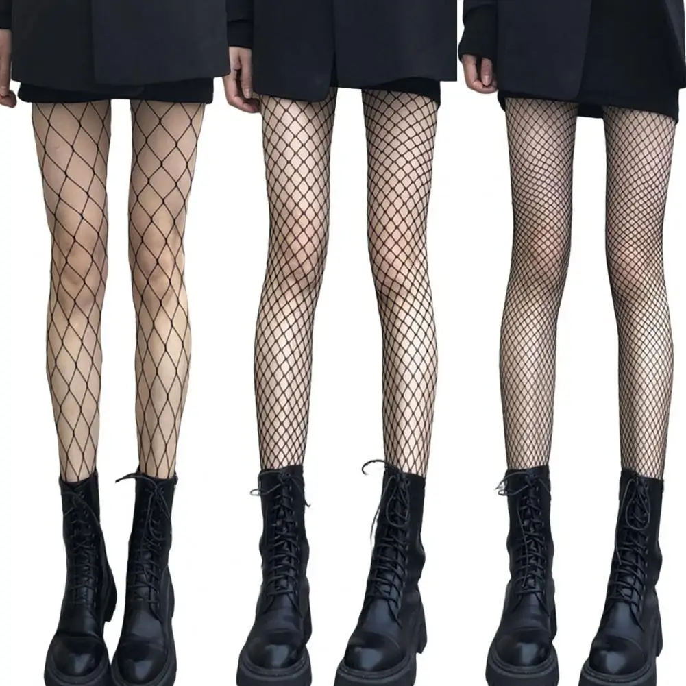 Sexy Women Pantyhouse Club Fishnet Mesh Hollow Out Skinny Beautify Legs Fishing Net Stockings Tights - Image 2
