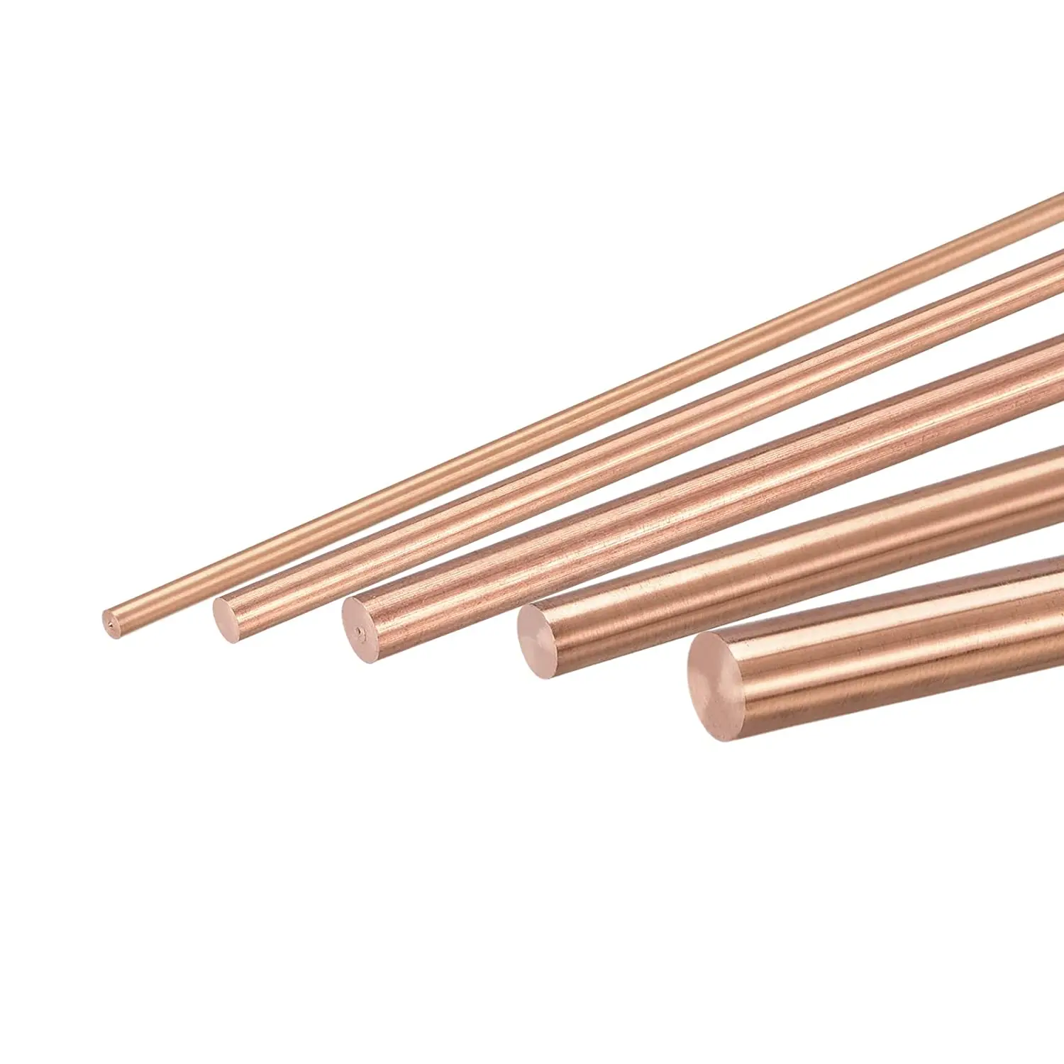 Copper rod 3/4/5/6/8/10/12mm Diameter Round Bar Milling Welding Metalworking 50-300mm Length