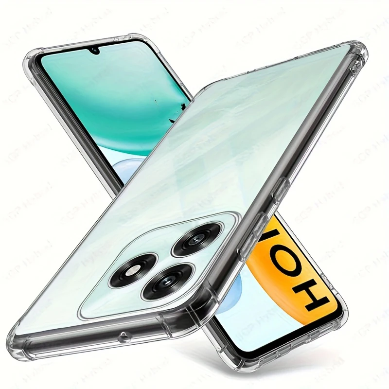 Crystal Clear Silicone Phone Case - Premium Transparent Protection